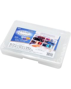 Darice Deluxe Organizer 10.75"X7.7"X1.75"-8 Compartments