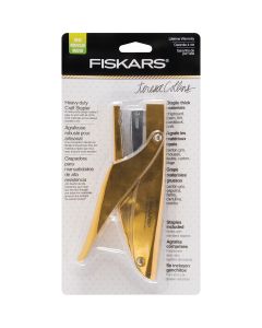 Fiskars Heavy-Duty Gold Stapler By Teresa Collins-W/20 Staples