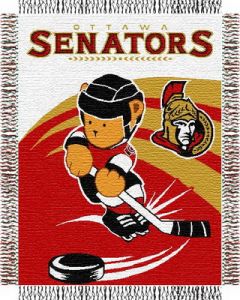 The Northwest Company Senators 044 baby 36"x 46" Triple Woven Jacquard Throw (NHL) - Senators 044 baby 36"x 46" Triple Woven Jacquard Throw (NHL)