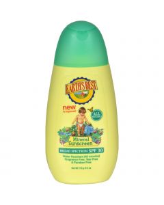 Earth's Best Baby Care Sunblock SPF 30 Creme Anti-Solaire - 4 fl oz