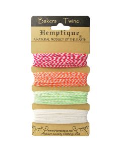 Hemptique Cotton Baker's Twine 2-Ply 120'-Sizzling Summer