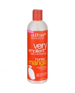Alba Botanica Very Emollient Bath And Shower Gel Honey Mango - 12 fl oz