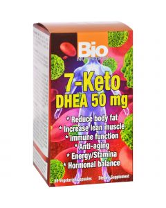 Bio Nutrition 7 Keto DHEA 50 mg - 50 Vegetarian Capsules