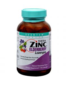 Quantum Research Thera Zinc Lozenges - Elderberry - 60 Lozenges