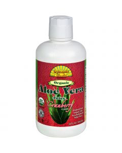 Dynamic Health Organic Aloe Vera Juice Cranberry - 32 fl oz
