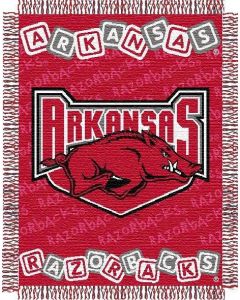 The Northwest Company Arkansas baby 36"x 46" Triple Woven Jacquard Throw (College) - Arkansas baby 36"x 46" Triple Woven Jacquard Throw (College)