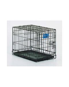 Midwest Life Stages Single Door Dog Crate Black 22" x 13" x 16"