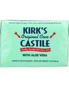 Kirk's Natural Kirks Natural Bar Soap - Coco Castile - Aloe Vera - 3 pack - 3/4 oz - 1 each