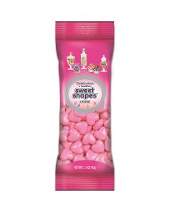 Celebrations By SweetWorks Sweet Shapes(TM) 1.5oz-Light Pink Hearts - Celebrations By SweetWorks Sweet Shapes(TM) 1.5oz-Light Pink Hearts