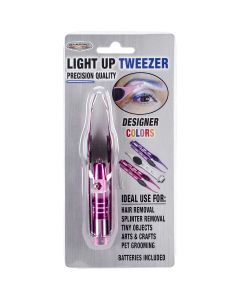 Blazing Ledz Led Light Up Tweezer-Fuchsia