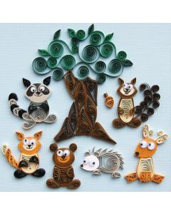 Quilled Creations Quilling Kit-Forest Buddies