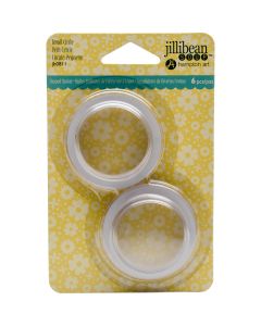 Hampton Art Jillibean Soup PVC Card Shakers 6/Pkg-Small Circle