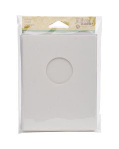 Hampton Art Jillibean Soup Shaker Cards W/Envelopes 5.5"X4.25" 6/Pkg-Small Circle