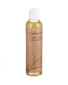 Soothing Touch Bath Body and Massage Oil - Restoring - Cedar Sage - 8 oz