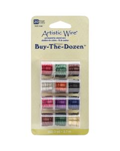 Beadalon Artistic Wire Buy-The-Dozen 3yd 12/Pkg-20 Gauge