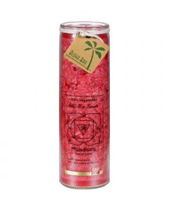 Aloha Bay Unscented Chakra Jar Money Muladhara Red - 1 Candle