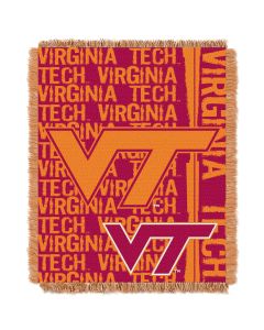 The Northwest Company Virginia Tech College 48x60 Triple Woven Jacquard Throw - Double Play Series