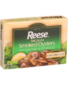 Reese Oysters - Smoked - Medium - 3.7 oz - Case of 10