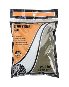 Woodland Scenics Turf 18 To 25.2 Cubic Inches-Earth - Fine