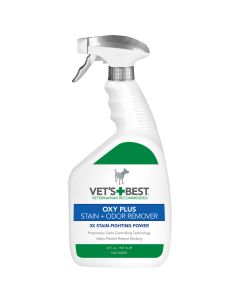 Vet's Best Pet Oxy Plus Stain and Odor Remover 32oz White 4.8" x 2.9" x 10.75"
