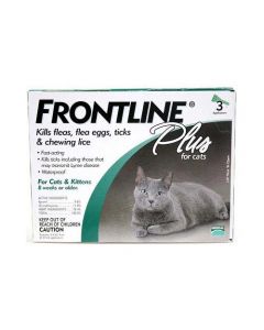 Frontline Flea Control Plus for All Cats And Kittens 3 Month Supply