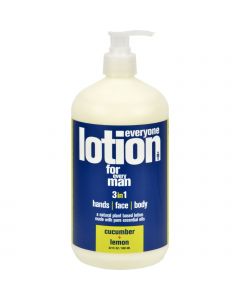EO Products Everyone Lotion - Men Cucumber and Lemon - 32 oz