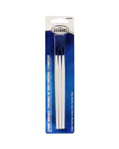 Testors Paintbrushes 3/Pkg-2 Broad & 1 Fine