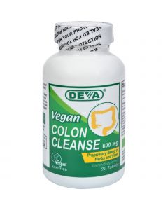 Deva Vegan Vitamins Deva Vegan Colon Cleanse - 595 mg - 90 Tablets
