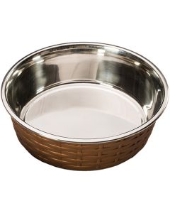 Ethical Pets Soho Basket Weave Dish 55oz-Copper