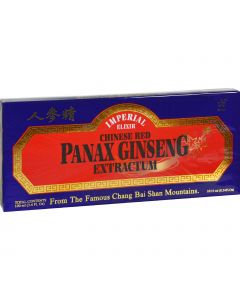 Imperial Elixir Chinese Red Panax Ginseng Extractum - 10 bottles - 10 ml each