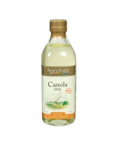 Spectrum Naturals Refined Canola Oil - Case of 12 - 16 Fl oz.