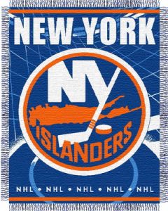 The Northwest Company Islanders 48"x 60" Triple Woven Jacquard Throw (NHL) - Islanders 48"x 60" Triple Woven Jacquard Throw (NHL)