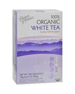 Prince of Peace Organic Premium Peony White Tea - 100 Tea Bags