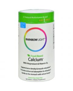 Rainbow Light Food-Based Calcium - 180 Tablets