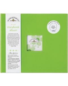 Doodlebug Storybook Album 12"X12"-Limeade