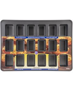 Wilton Perfect Results Mega Mini Loaf Pan-18 Cavity 3.75"X2.25"X1.25"