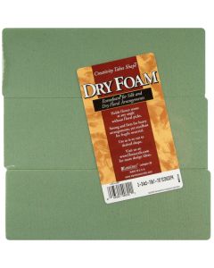 Floracraft Econofoam Dry Foam Blocks 3/Pkg-2.625"X3.5"X7.875"