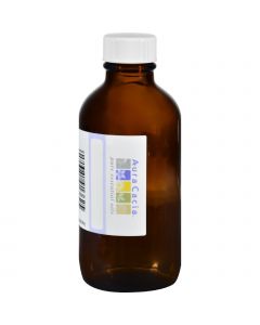 Aura Cacia Bottle - Glass - Amber with Writable Label - 4 oz