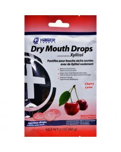 Hager Pharma Dry Mouth Drops - Cherry - 2 oz