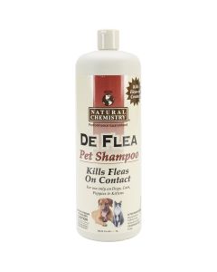 Natural Chemistry DeFlea Shampoo For Dogs & Cats 33.8oz-