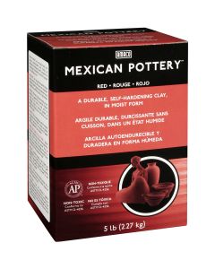 AMACO Mexican Self-Hardening Clay 5lb-Red