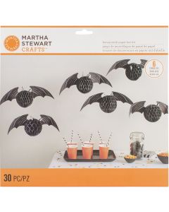 Martha Stewart Honeycomb Bat Kit Makes 6-Spooky Night