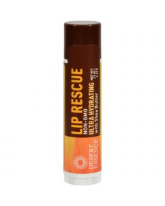 Desert Essence Lip Rescue with Shea Butter - 0.15 oz - Case of 24