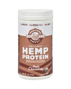 Manitoba Harvest Organic Hemp Protein Dark Chocolate - 16 oz