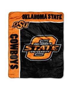 The Northwest Company Oklahoma State "School Spirit" 50"x60" Raschel Throw (College) - Oklahoma State "School Spirit" 50"x60" Raschel Throw (College)