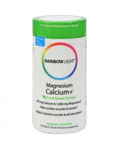 Rainbow Light Magnesium Calcium Plus - 90 Tablets