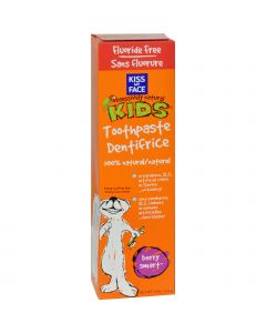 Kiss My Face Kids Toothpaste Fluoride Free Berry Smart - 4 oz