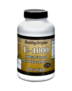 Healthy Origins E-1000 - 1000 IU - 120 Softgels