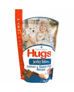 Hugs Pet Products Paula Dean Grain Free Jerky Bites Salmon and Sweet Potato 12 oz. 9" x 5.5" x 2.5"