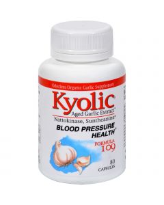 Kyolic Aged Garlic Extract Blood Pressure Health Formula 109 - 80 Capsules